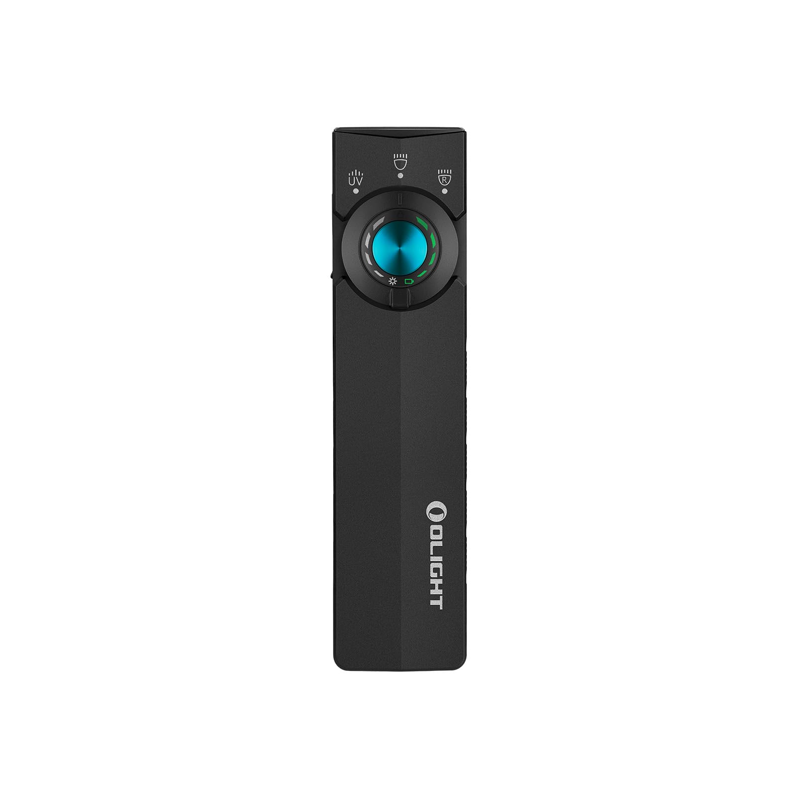 OLIGHT ArkPro Lite front view showing flat pocket design for easy carry