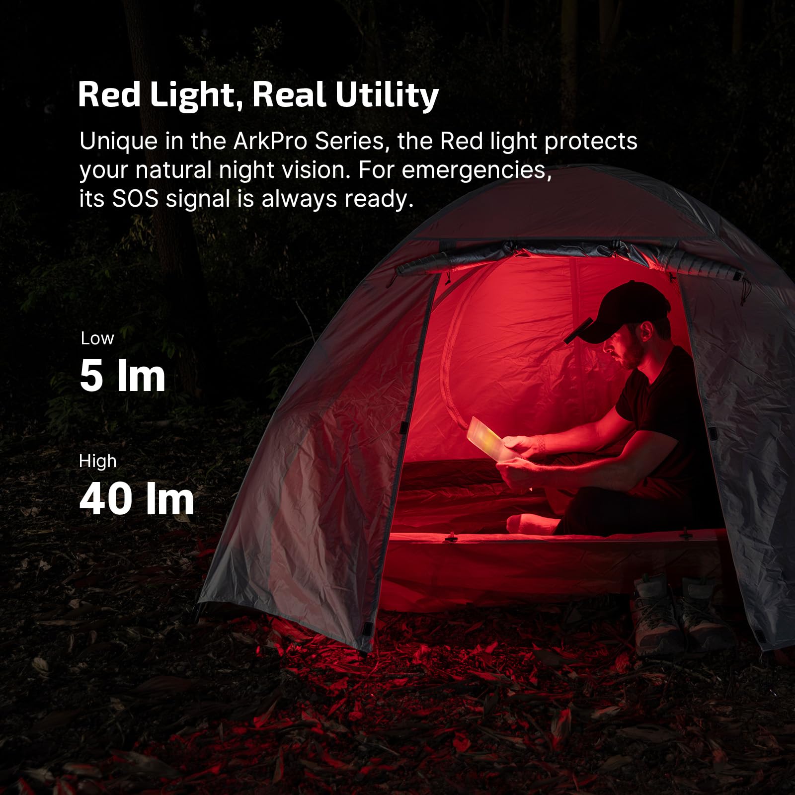 OLIGHT ArkPro Lite magnetic charging port for quick power