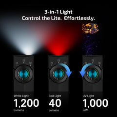 OLIGHT ArkPro Lite 365nm UV light reveals hidden details