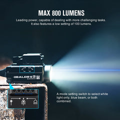 OLIGHT Baldr S GL and Picatinny rail compatibility in use