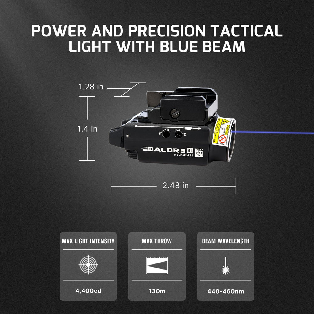 OLIGHT Baldr S white light at 800 lumens in action