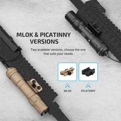 OLIGHT Odin S supports MLOK and Picatinny for versatile mounting
