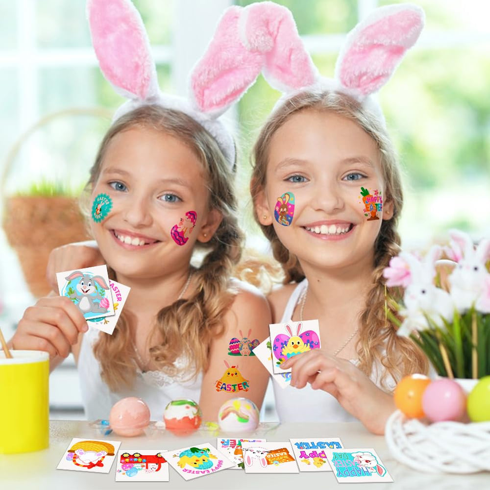OLIKER decorative Easter tattoos for kids' crafts and room decor