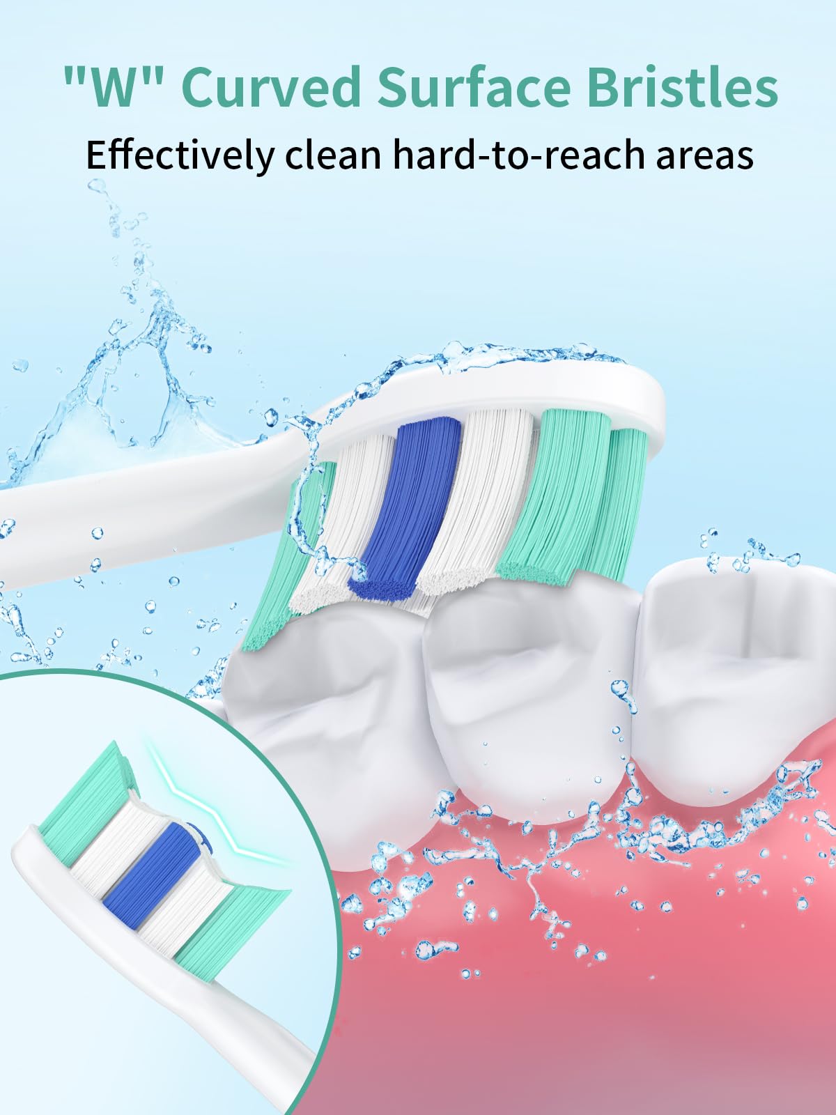 Dust-proof cover included with OLINS KAKO replacement heads for clean storage.