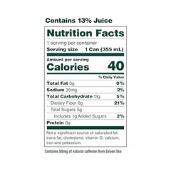 OLIPOP Cherry Cola ingredients graphic featuring fiber and botanicals in a gluten-free beverage.