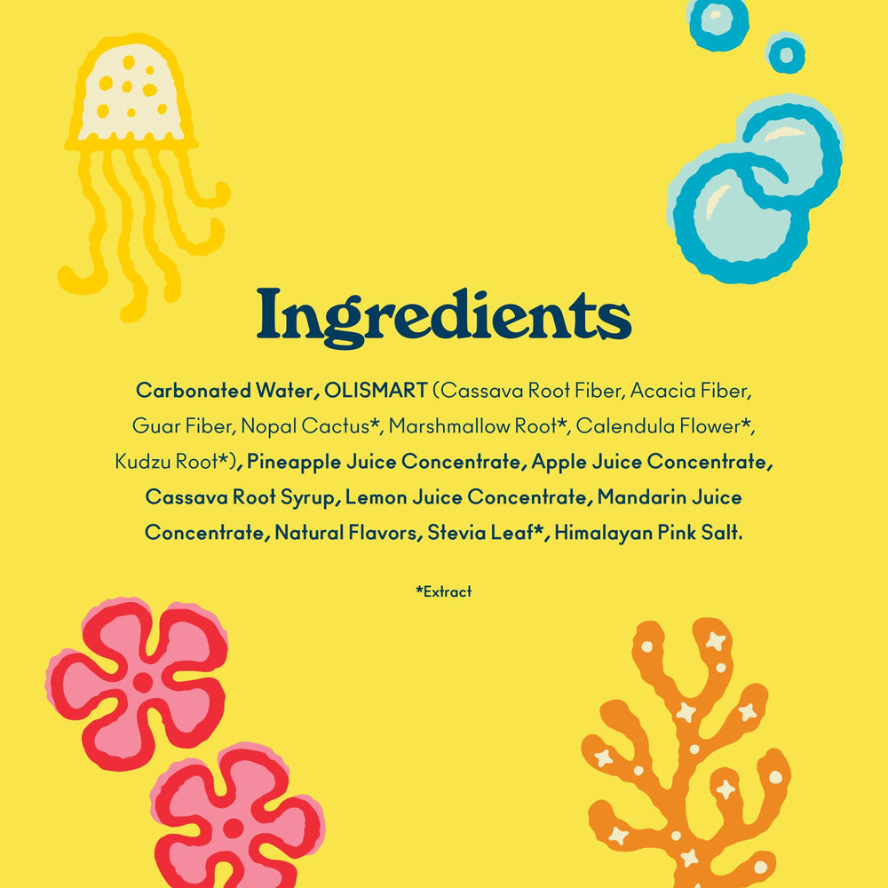 Fiber-rich prebiotic botanicals in OLIPOP for daily flavor