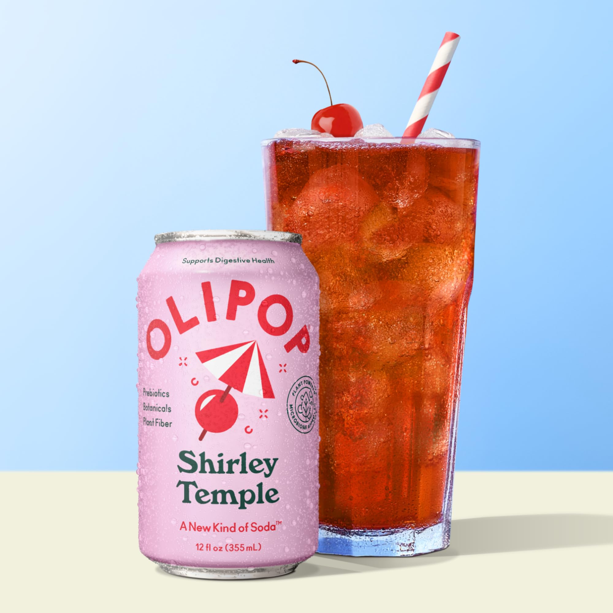 Non-GMO Project Verified OLIPOP label on the can