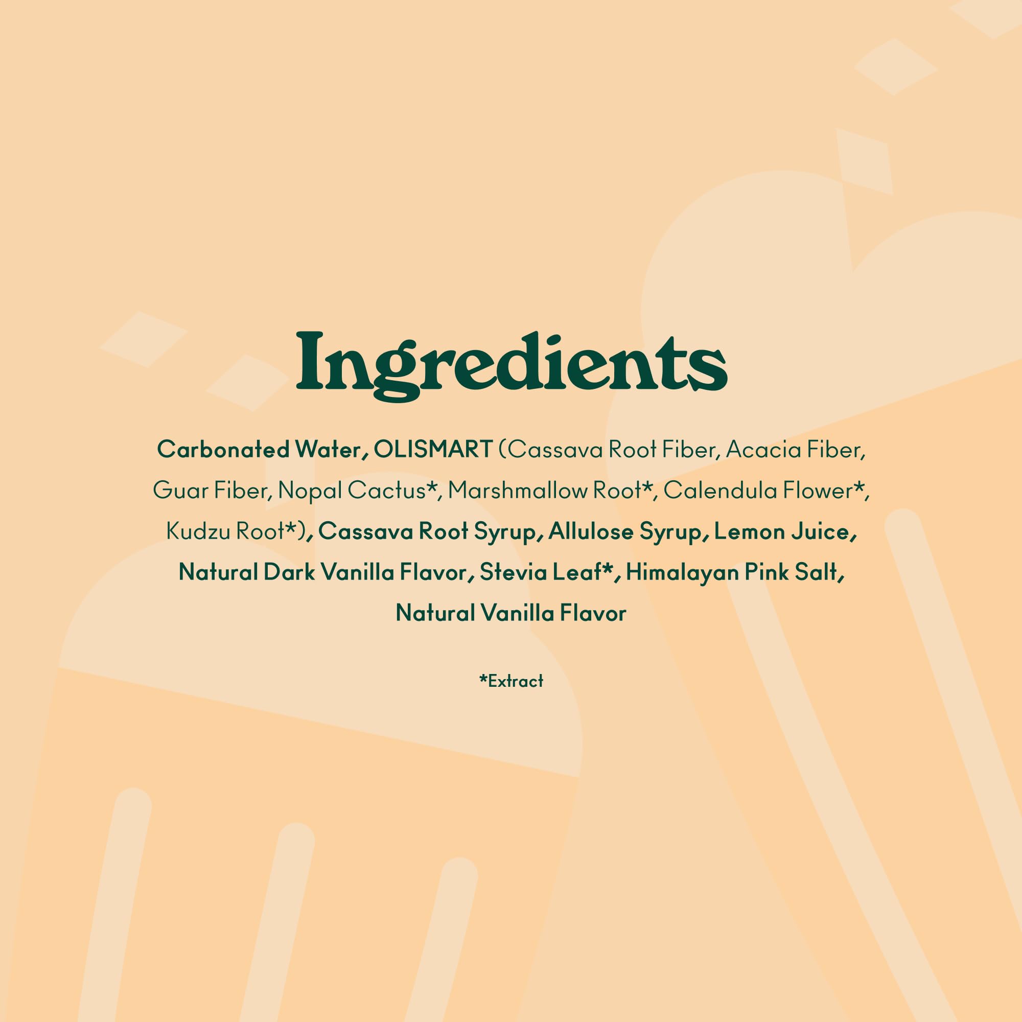 OLIPOP non-GMO and gluten-free badge visible on can for clean-label choice.
