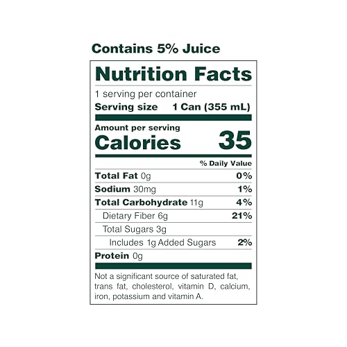 Close-up of OLIPOP Root Beer label with fiber benefit and natural ingredients.
