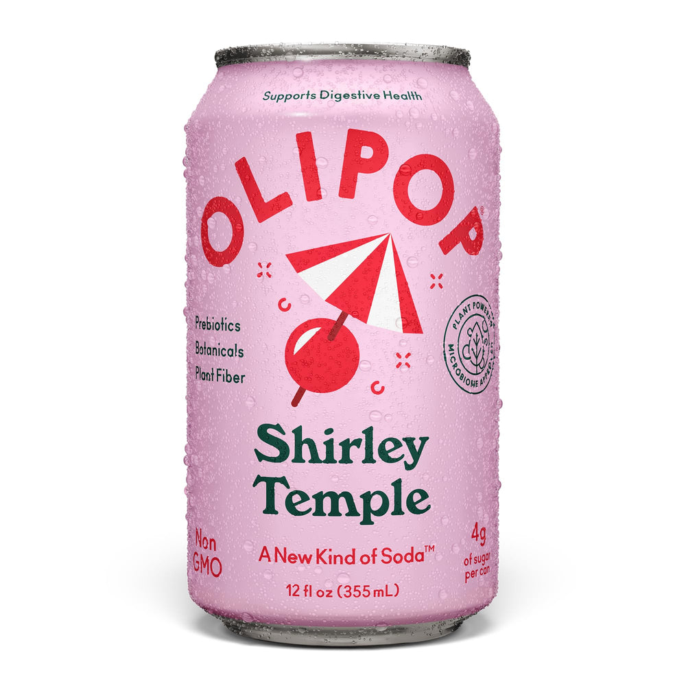 Serving OLIPOP Shirley Temple at gatherings for nostalgic refreshment