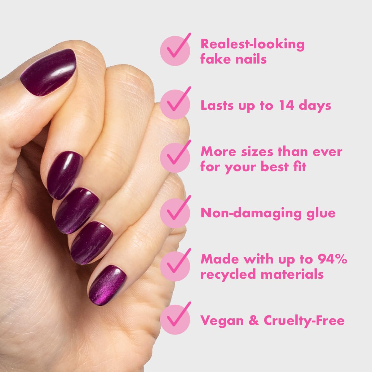 Olive & June Instant Mani application steps for a quick at-home manicure