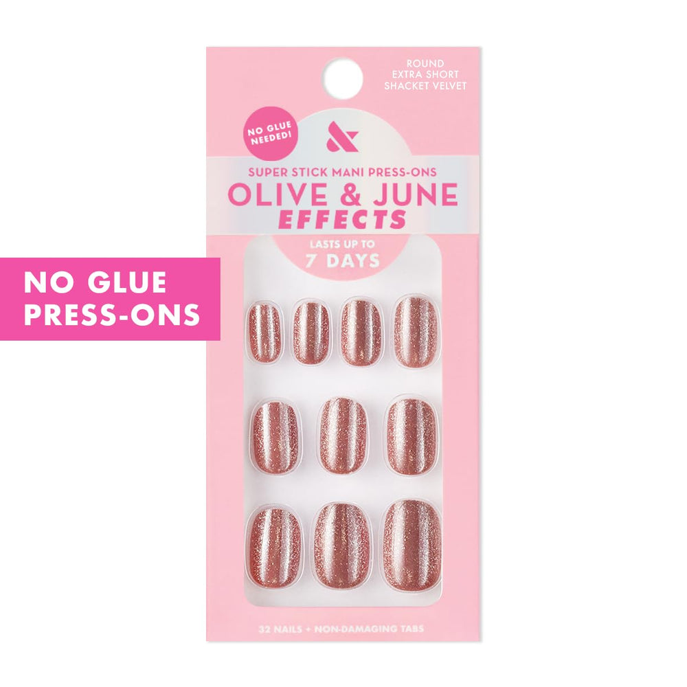 Olive & June 16 inclusive sizes shown to fit multiple nail shapes and sizes.