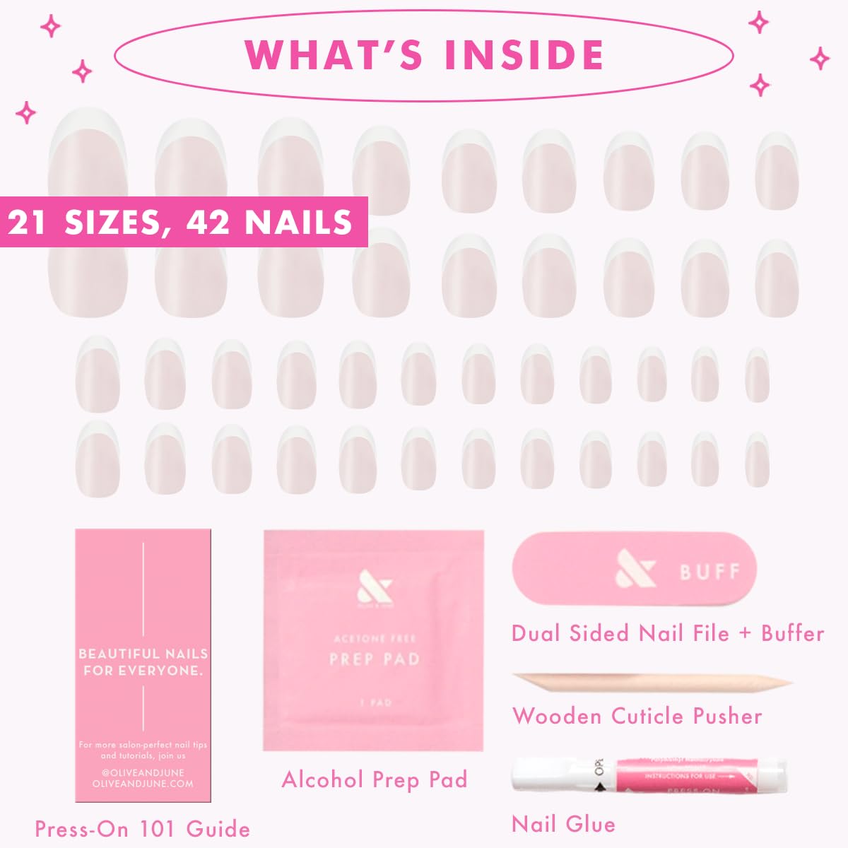 Olive & June Instant Mani recycled materials image emphasizes post-consumer content