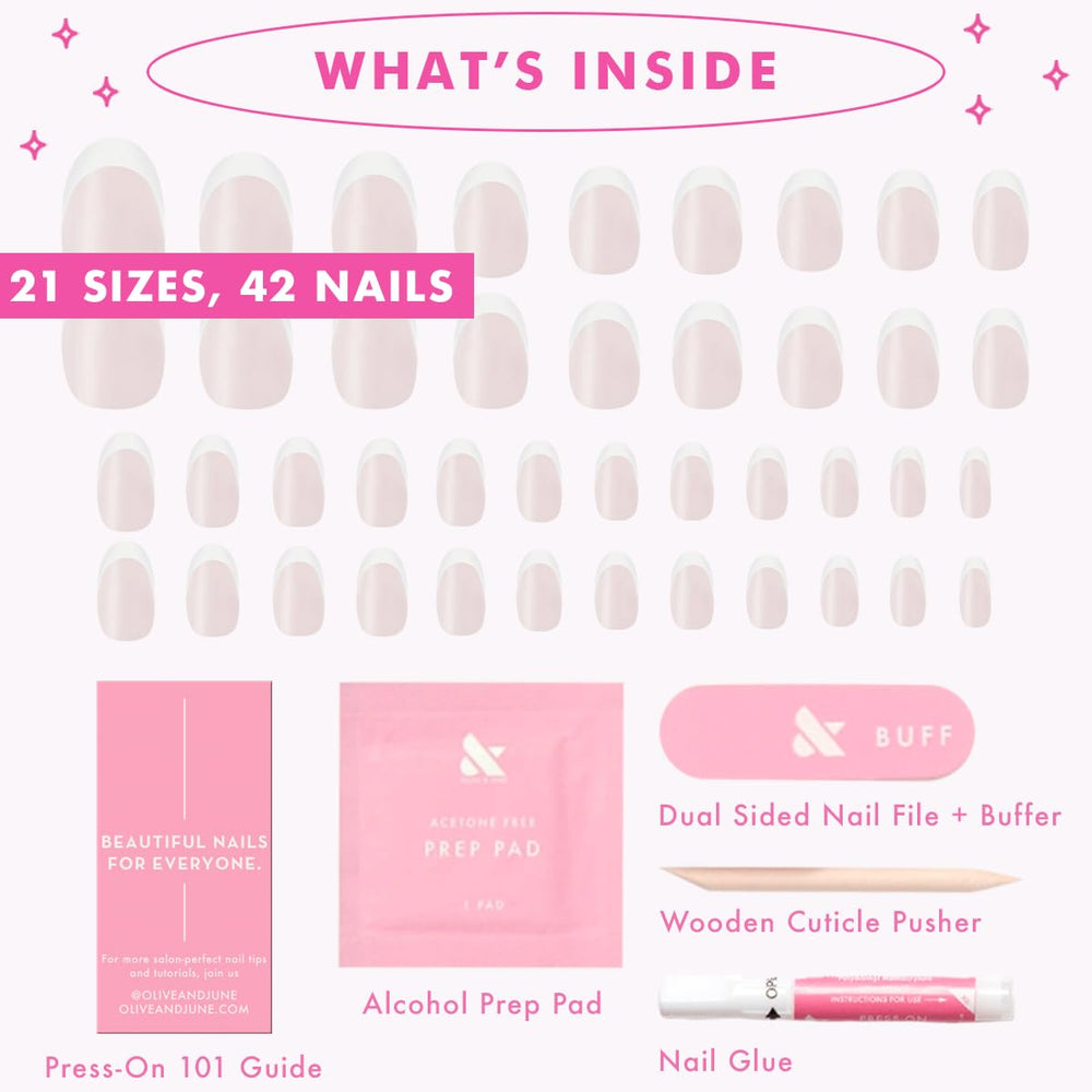 Olive & June Instant Mani recycled materials image emphasizes post-consumer content
