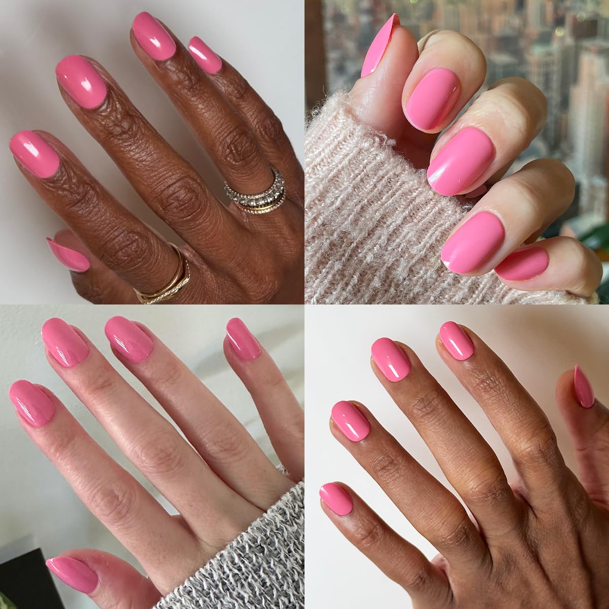 Olive & June long wear up to 7 days with secure tab adhesion.