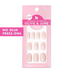 Olive & June Super Stick Mani 32 nails 16 sizes display for a precise fit.