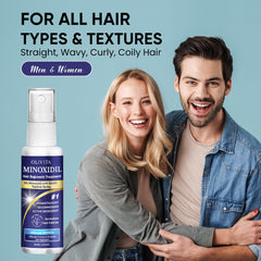 OLIVITA Minoxidil ingredients with biotin, caffeine, rosemary nourish follicles.