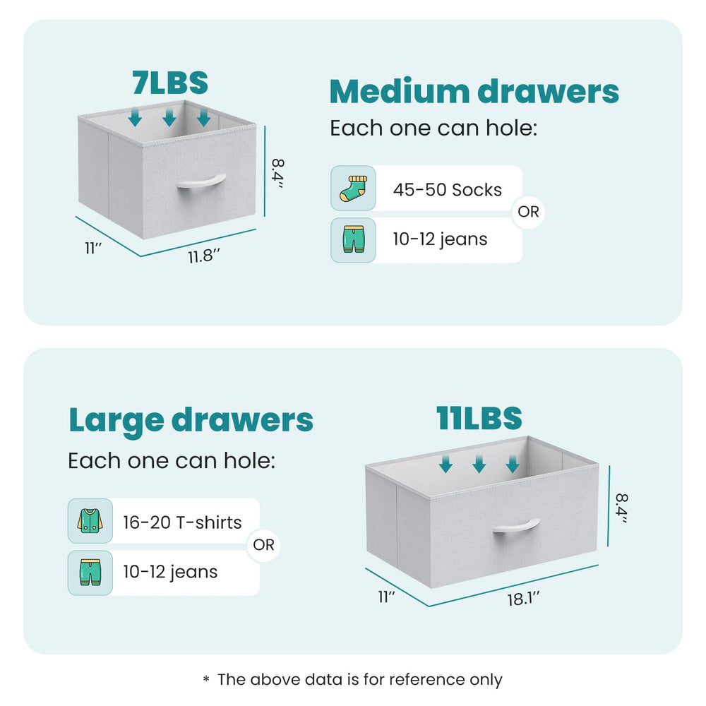 OLIXIS fabric-bin drawer for versatile storage and easy access.