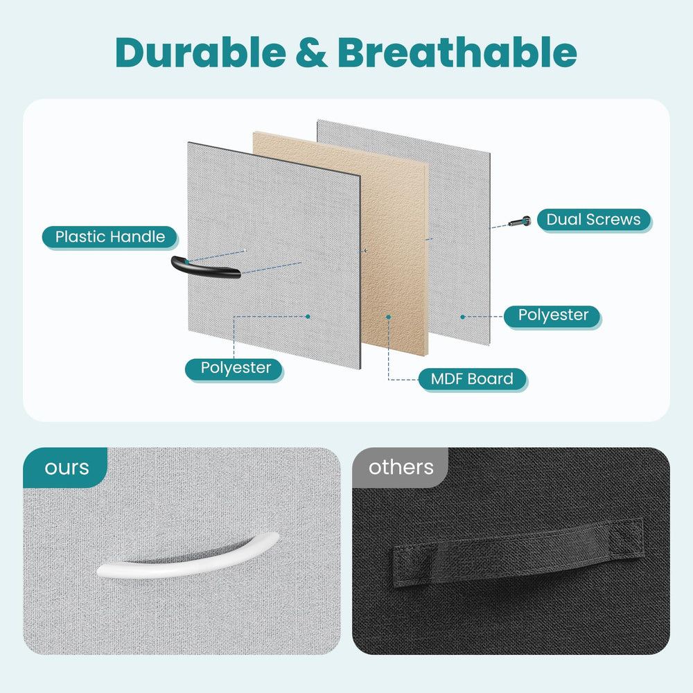 OLIXIS multi-use storage helps organize clothes, toys, and accessories.