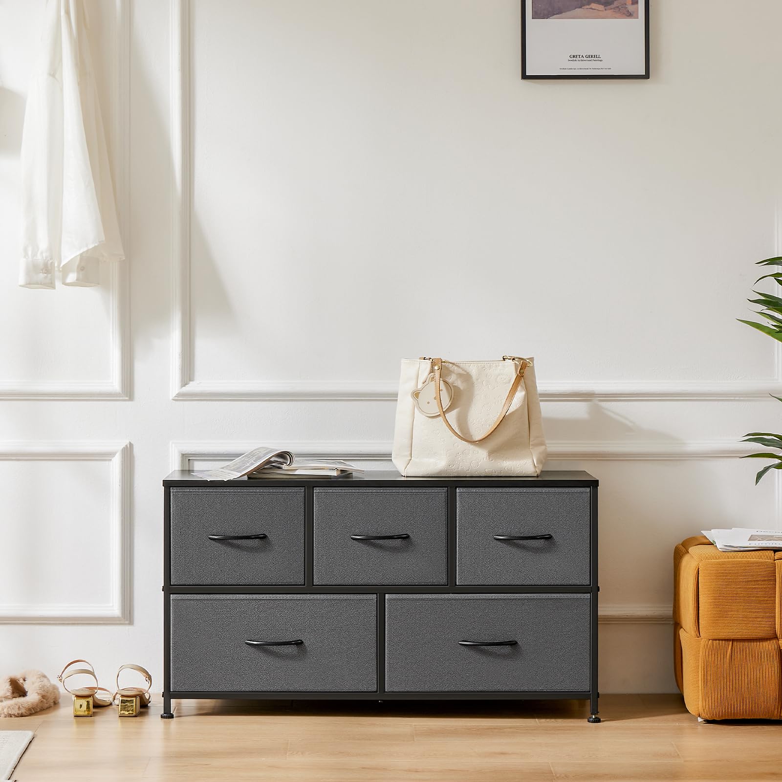 OLIXIS dresser versatile storage for bedroom, nursery, or entryway.