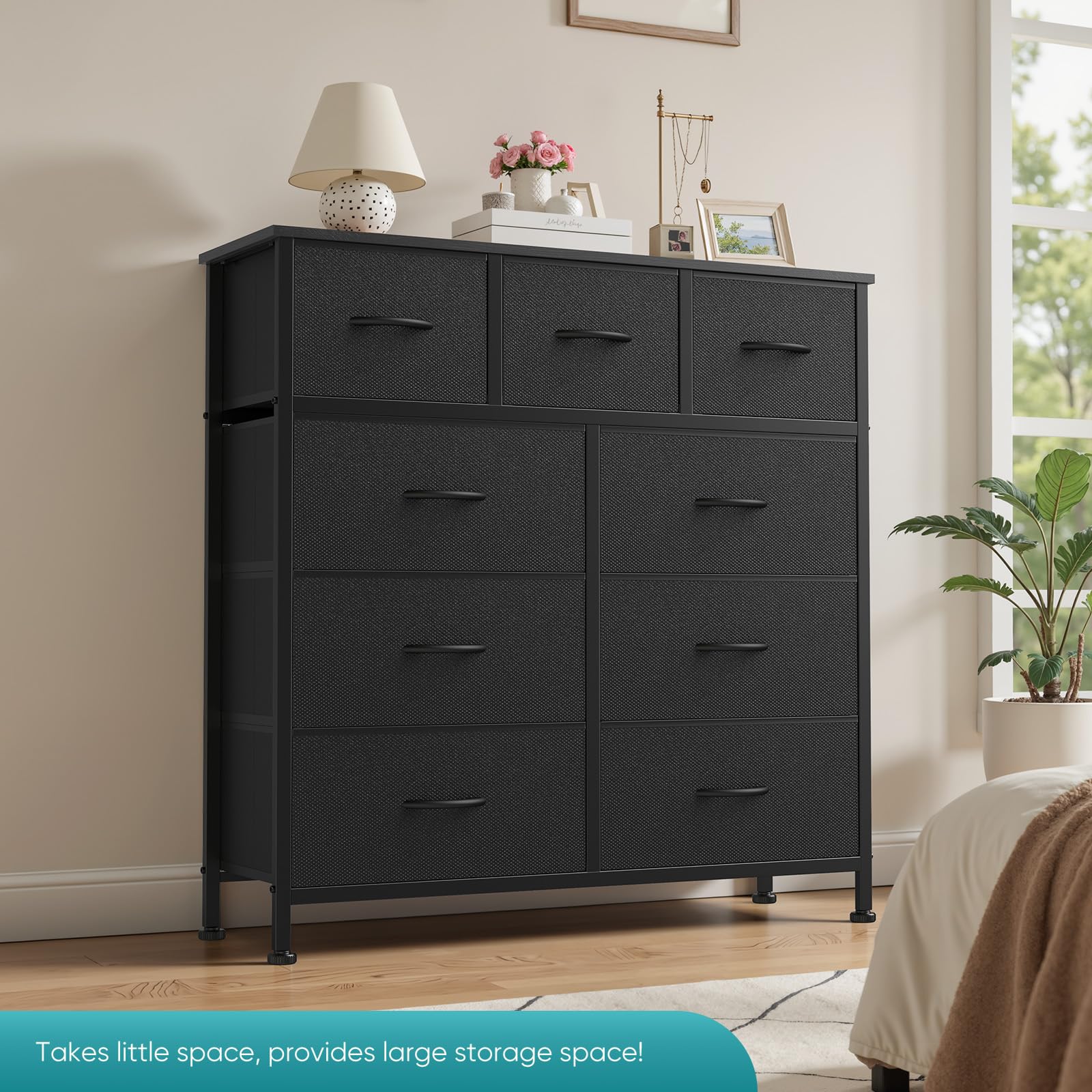 OLIXIS nine-drawer system helps reduce clutter in rooms.