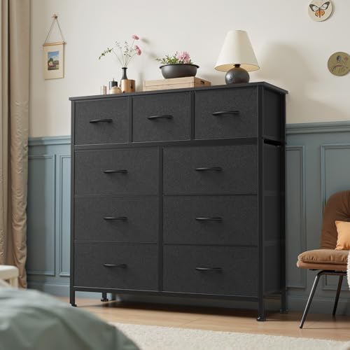 OLIXIS fabric chest closet organizer provides easy access to daily essentials.