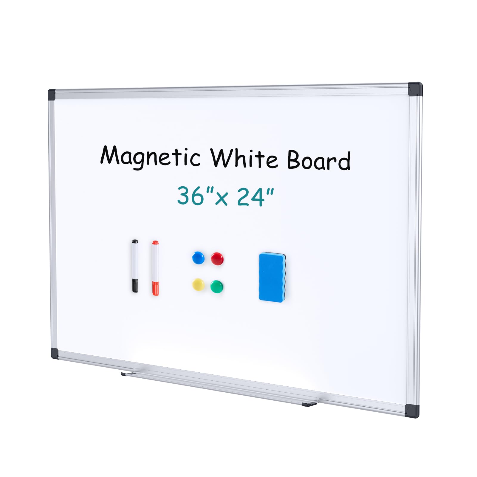 OLIXIS Magnetic White Board front view showing the large writing area
