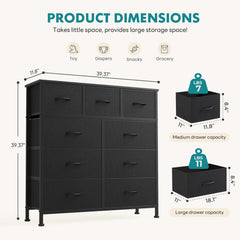 OLIXIS steel-frame dresser delivers sturdy support and long-lasting use.