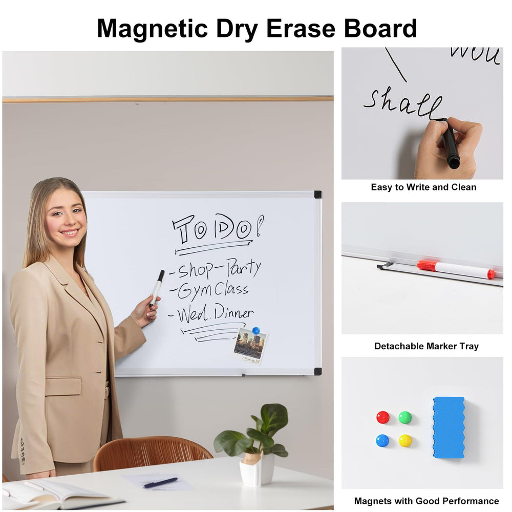 OLIXIS Whiteboard with easy install hardware included