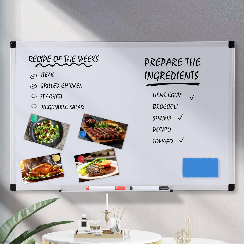 OLIXIS Whiteboard removable pen tray keeps markers organized