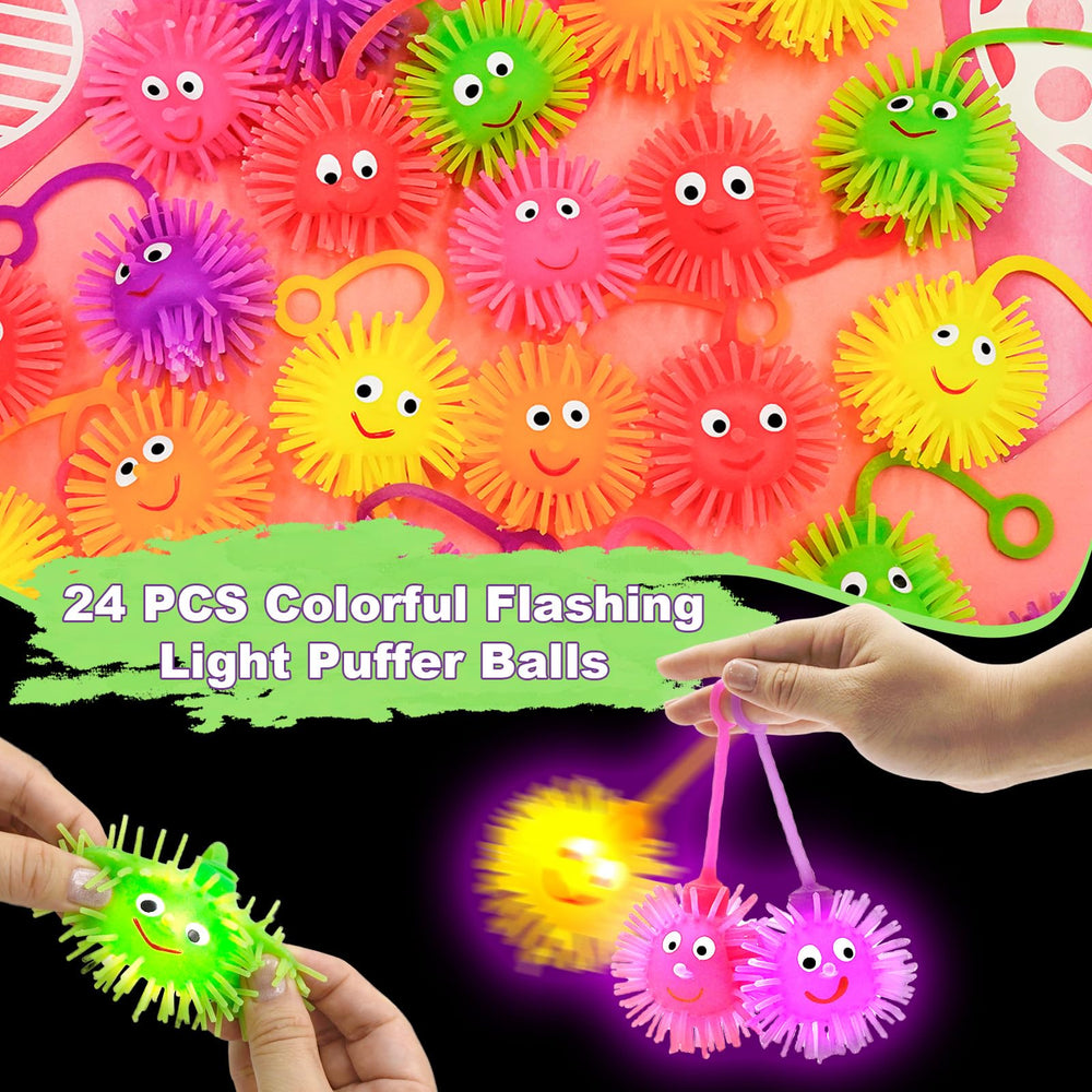 Olixmlya blue and red LED flashing ball for mood lighting