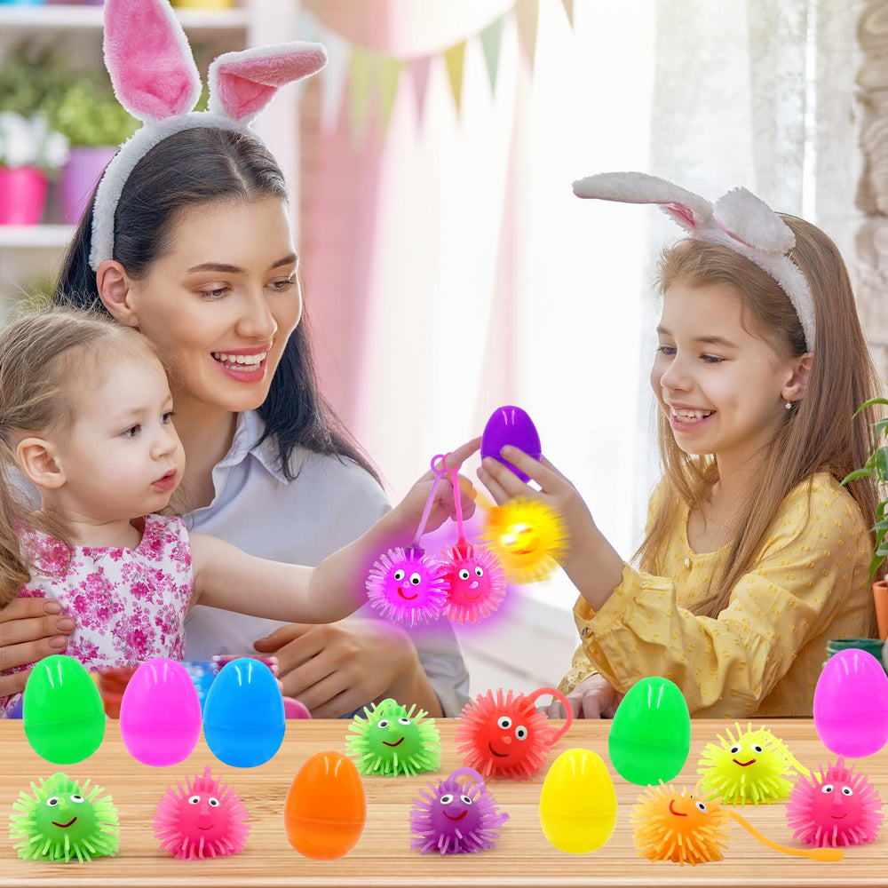 Olixmlya Easter hunt decor and party setup with LED toys