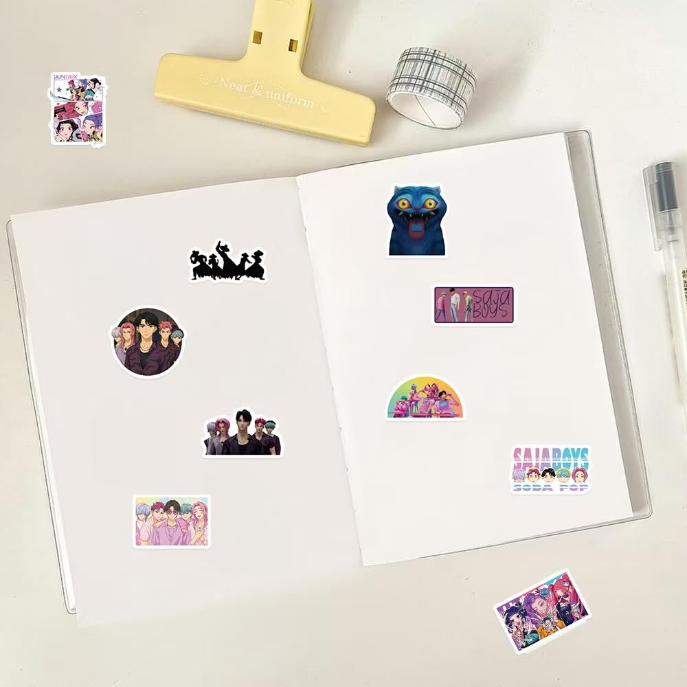OLKIHNSDU Stickers on phone case for quick styling.