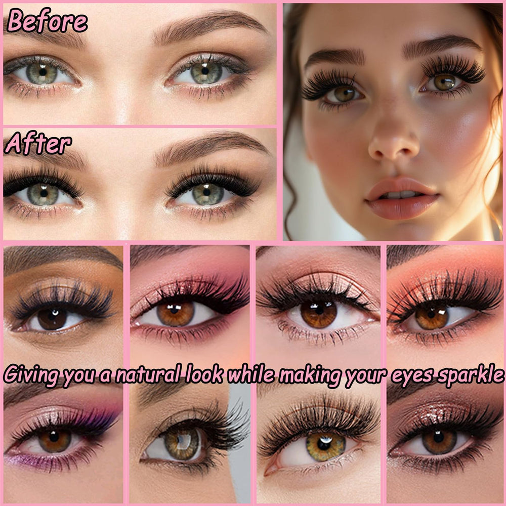 OLLAVO lash clusters kit soft-thin band minimizes lid pressure.