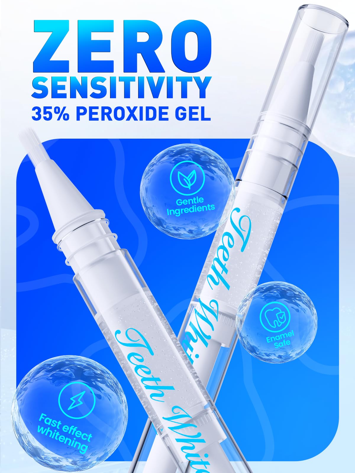 OLLM PRO enamel-safe formula designed for sensitive teeth