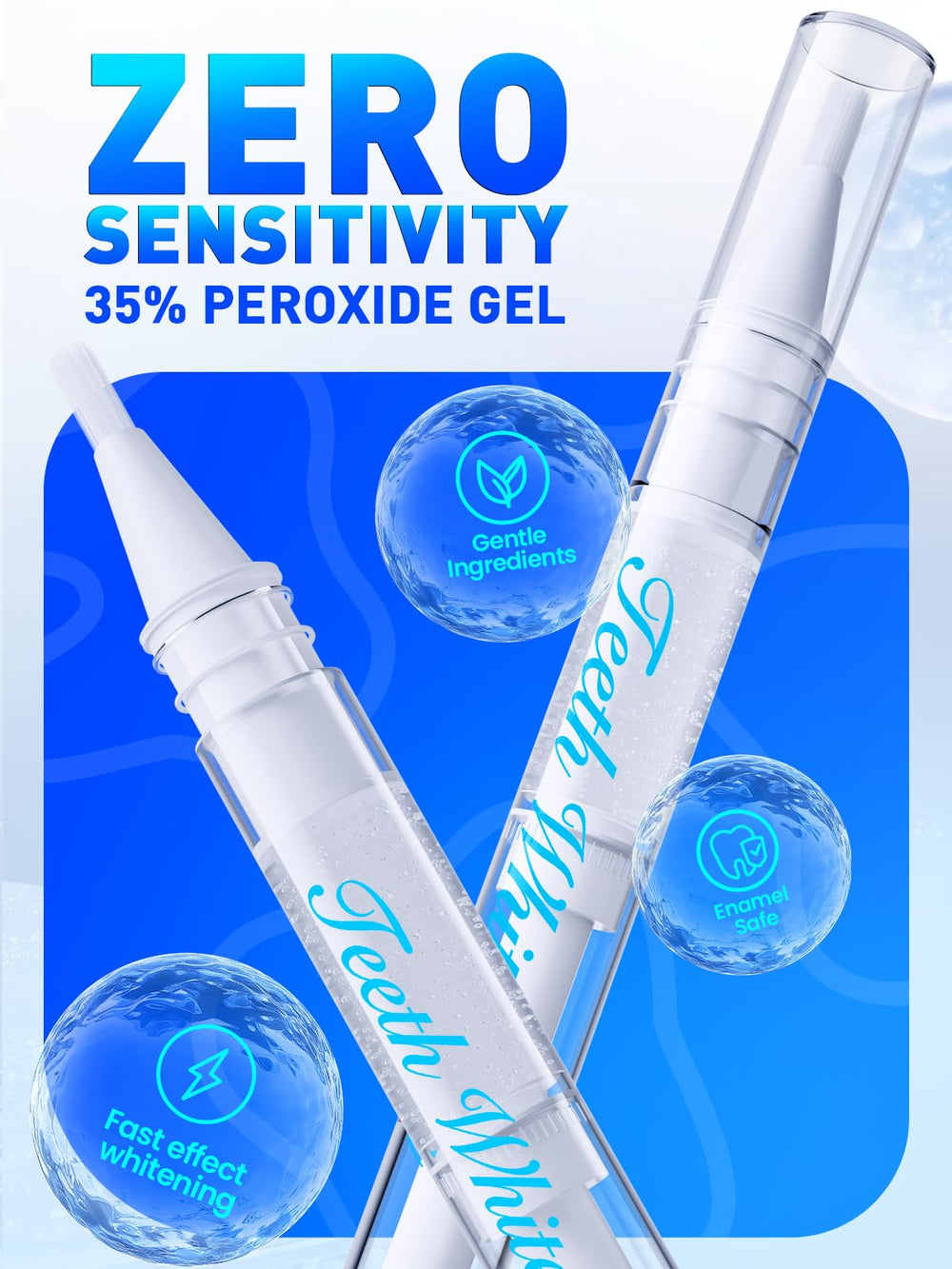 OLLM PRO enamel-safe formula designed for sensitive teeth