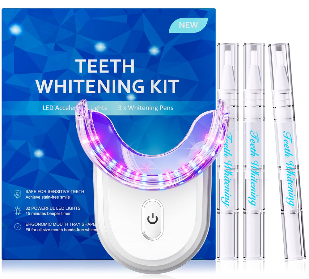 OLLM PRO teeth whitening kit with LED system for at-home whitening