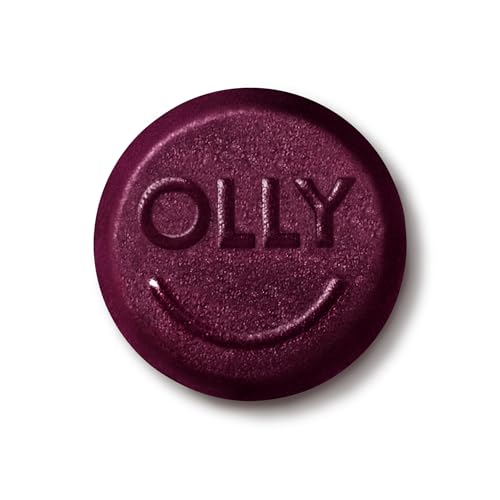 OLLY 60-count bottle with nutrition facts visible