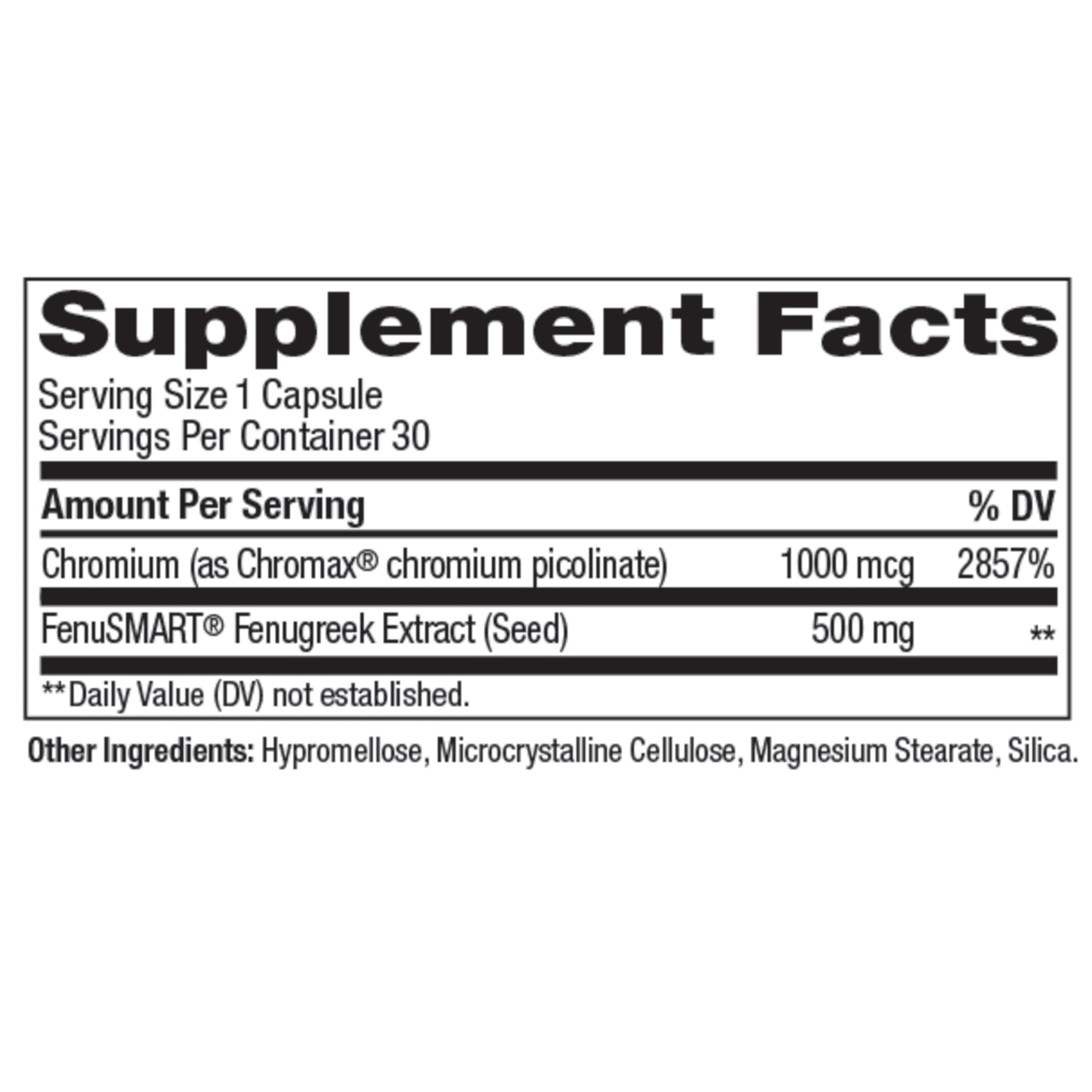 OLLY Balanced Perimeno nutrition facts panel for informed choice.