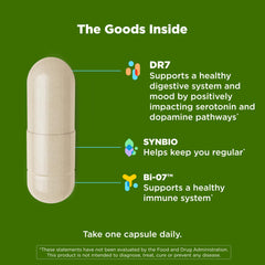 OLLY Big 10 Probiotic ingredients highlight multiple strains for digestion.