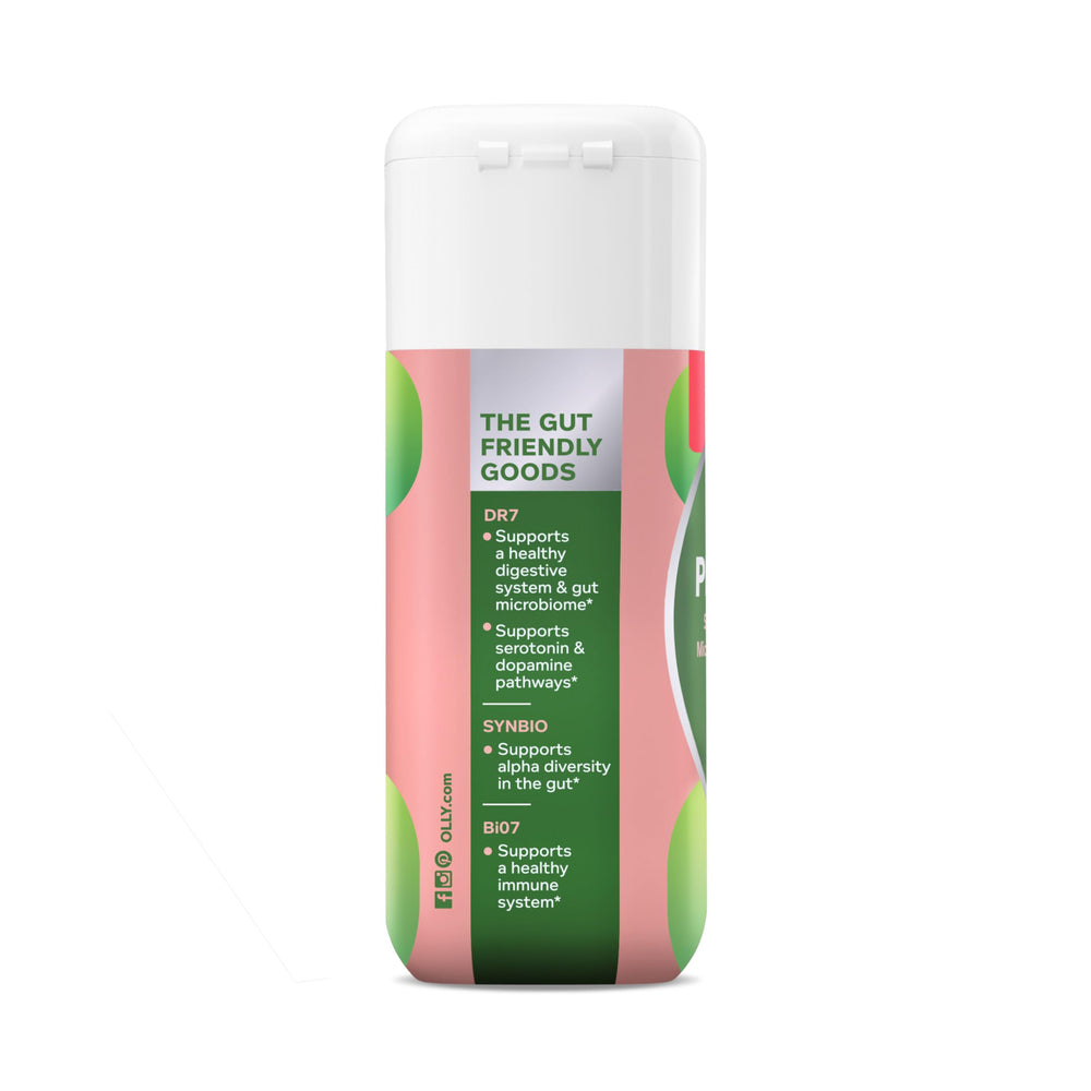 OLLY Big 10 Probiotic easy-to-swallow capsule for mornings.