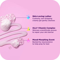 OLLY Skin barrier focus conveys soothing, nourished skin.