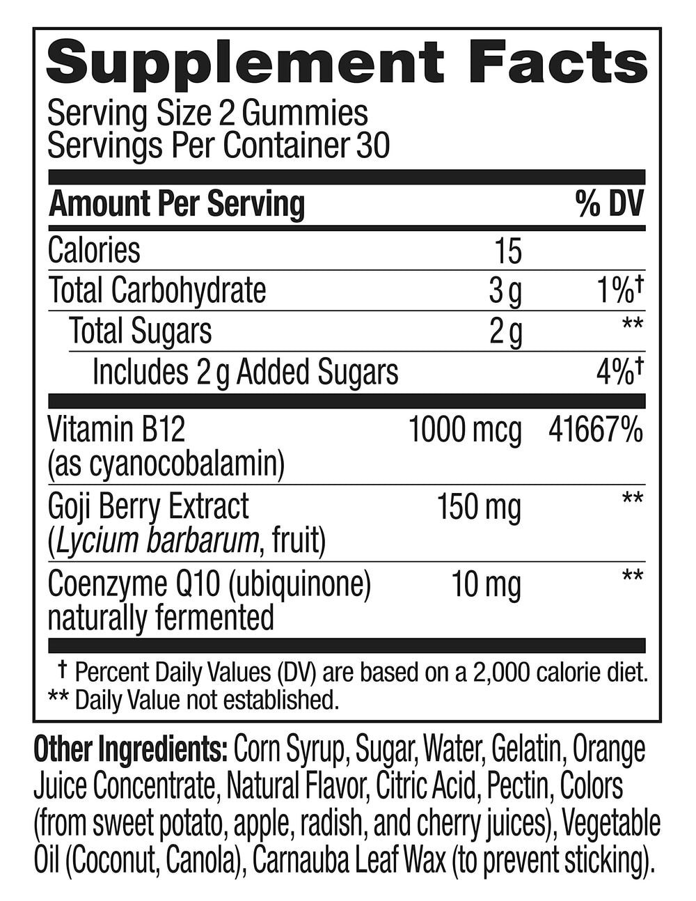 OLLY chewy texture of energy gummies in focus