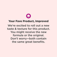 OLLY Essential Prenatal gummies jar closeup highlights raspberry citrus flavor for daily dosing