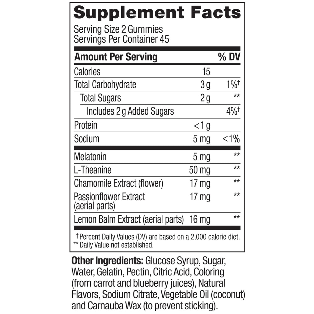 OLLY Extra Strength Sleep Gummies blackberry flavor for a tasty night-time treat.