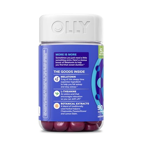 OLLY night-time routine scene encourages winding down with a bedtime ritual.