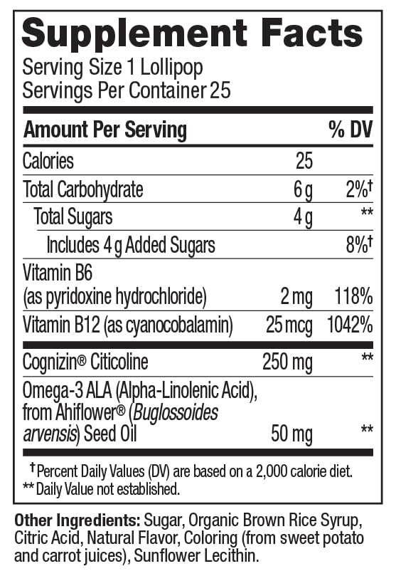 OLLY Focus Buddies watermelon-strawberry flavor appeals to kids during study time.