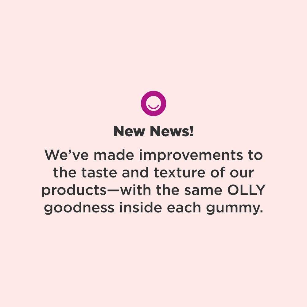 OLLY Heavenly Hair gummies pouring from bottle gluten-free formula supports hair health