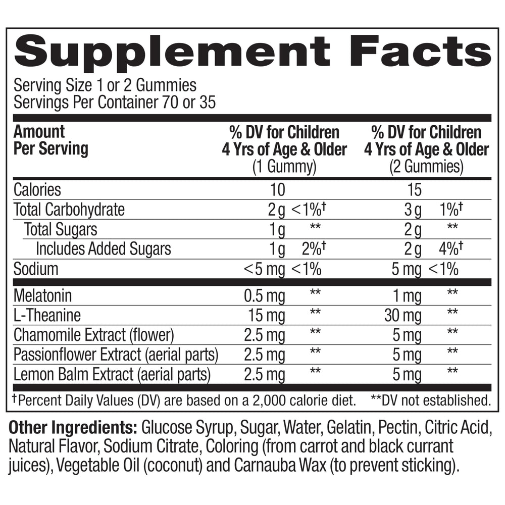 OLLY Kids Sleep Gummies gluten-free symbol displayed with the product label.