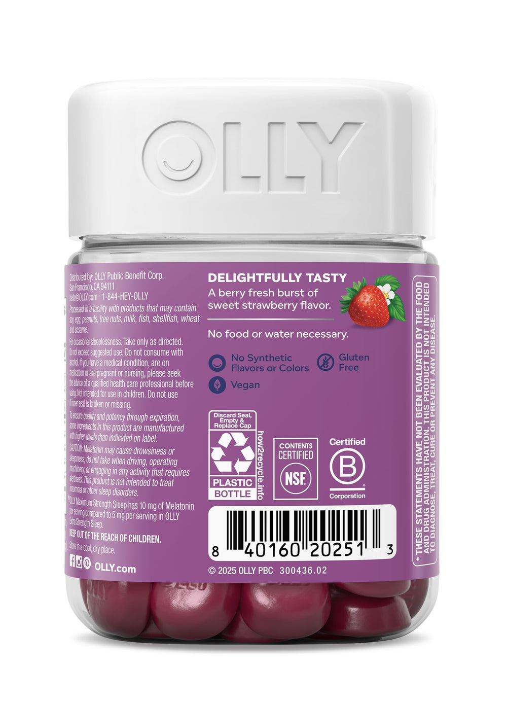 50-count bottle resting on nightstand beside a glass of water